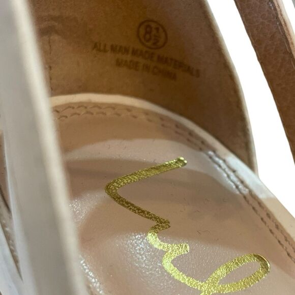 Lulus Shayla White Ankle Strap Heels Womens Size 8.5 - Picture 12 of 13